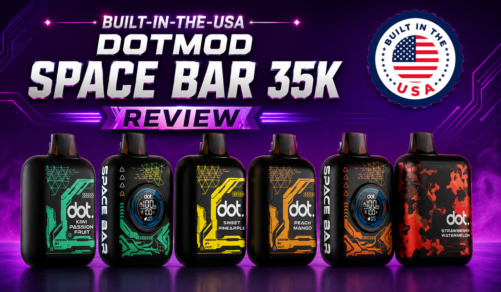 Built-in-the-USA DotMod Space Bar 35K Review