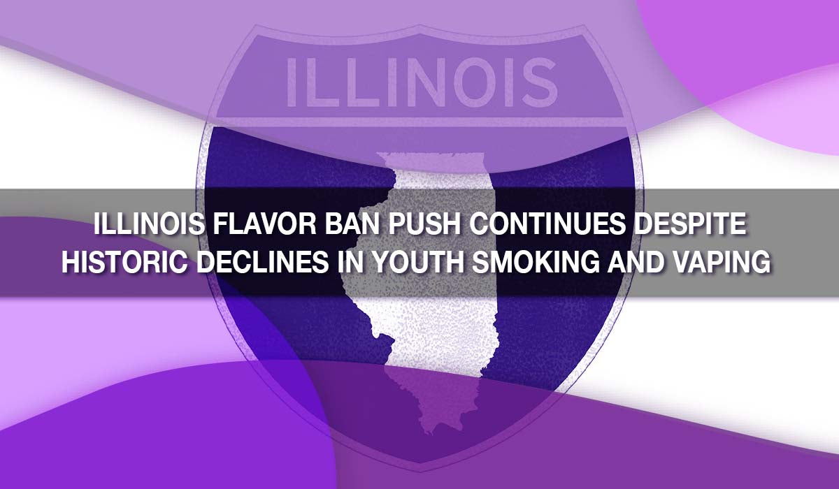 Illinois Flavor Ban Push Continues Despite Historic Declines in Youth Smoking and Vaping