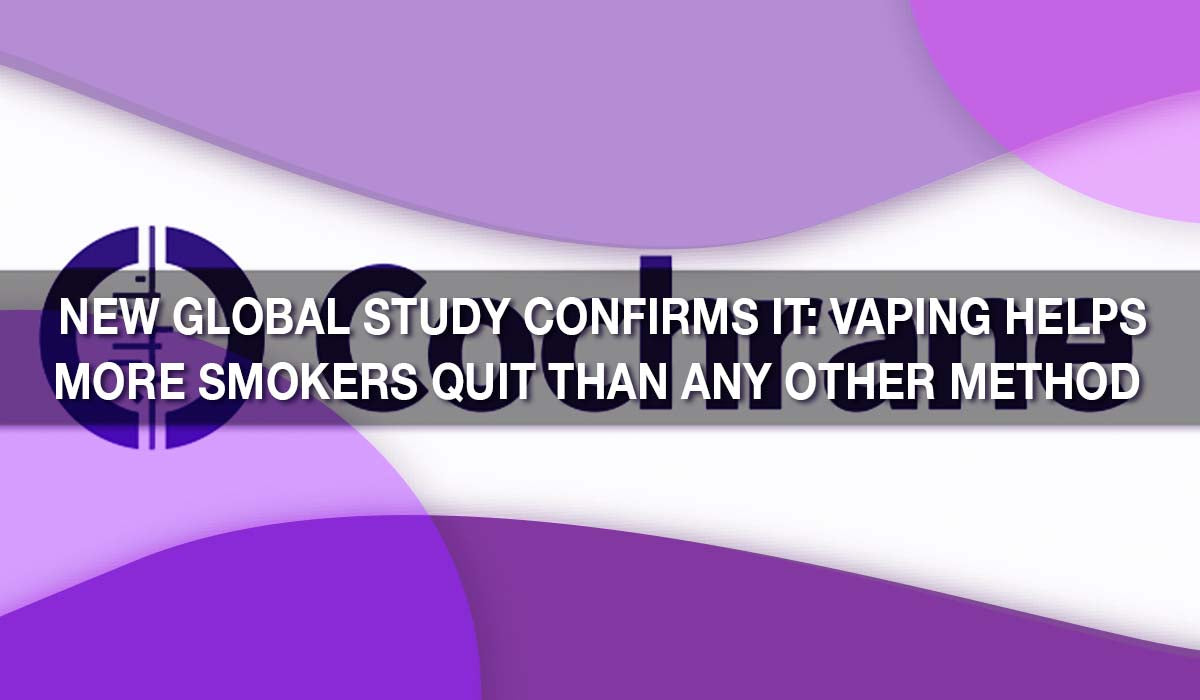 New Global Study Confirms It: Vaping Helps More Smokers Quit Than Any Other Method
