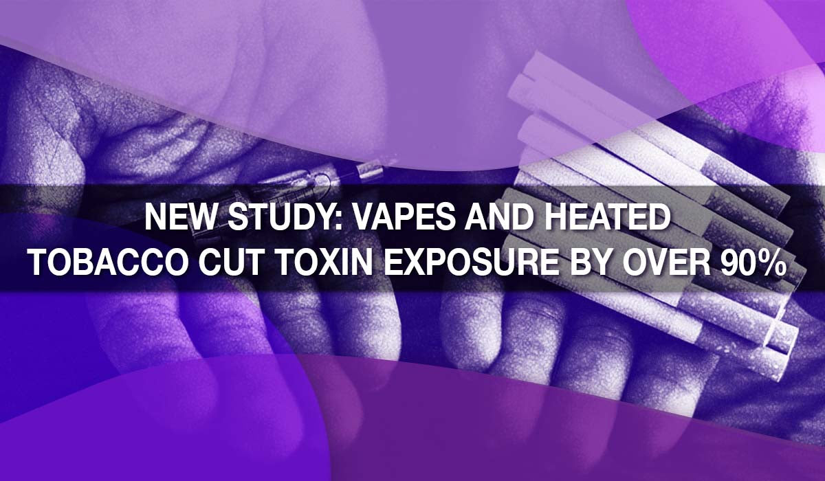 New Study: Vapes and Heated Tobacco Cut Toxin Exposure by Over 90%
