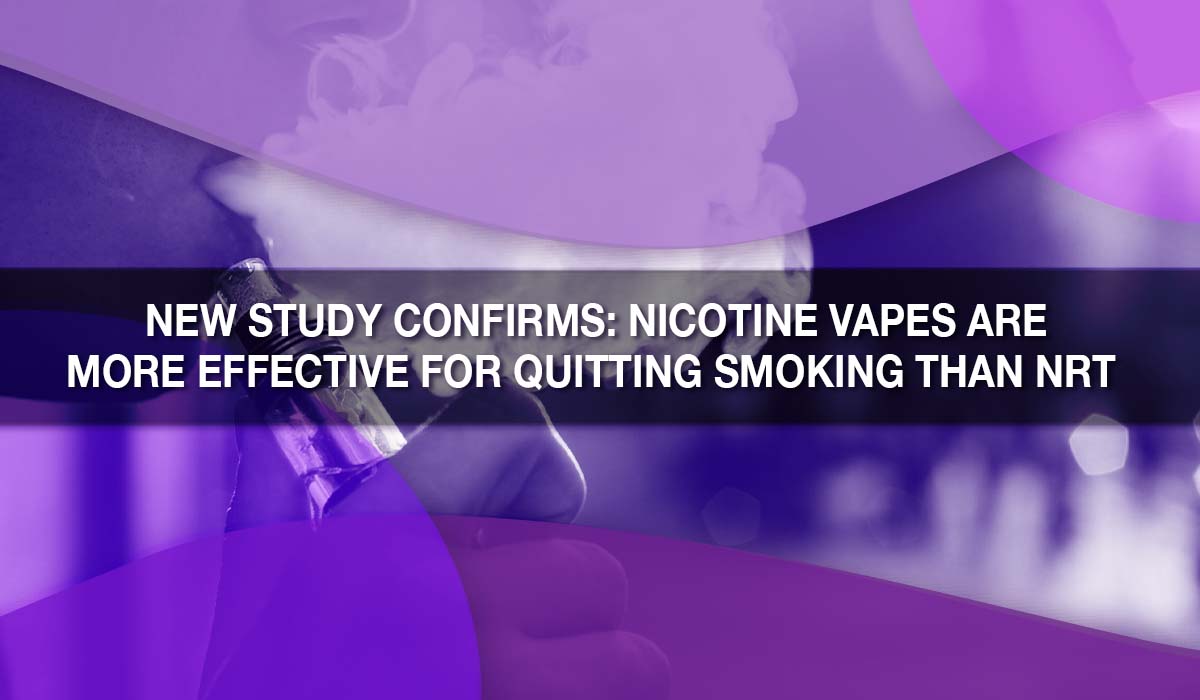 New Study Confirms: Nicotine Vapes Are More Effective for Quitting Smoking Than NRT