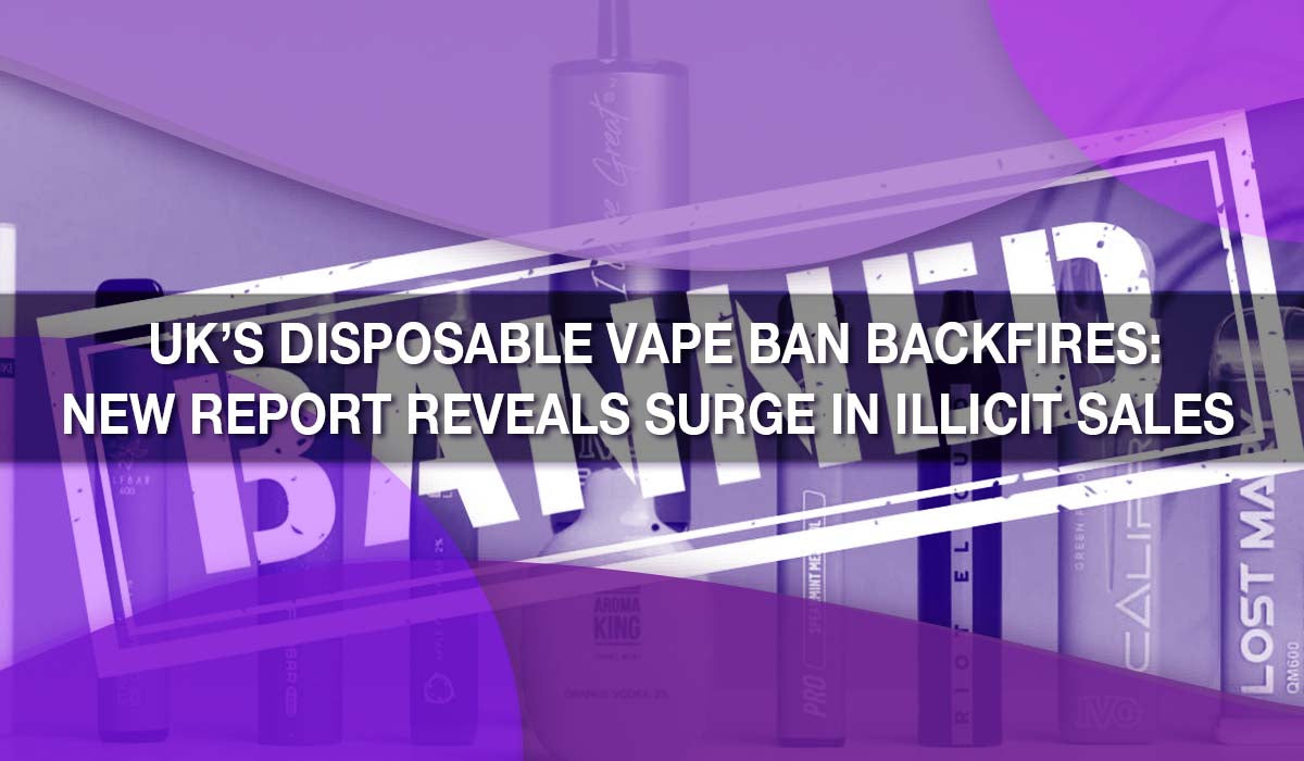 UK’s Disposable Vape Ban Backfires: New Report Reveals Surge in Illicit Sales