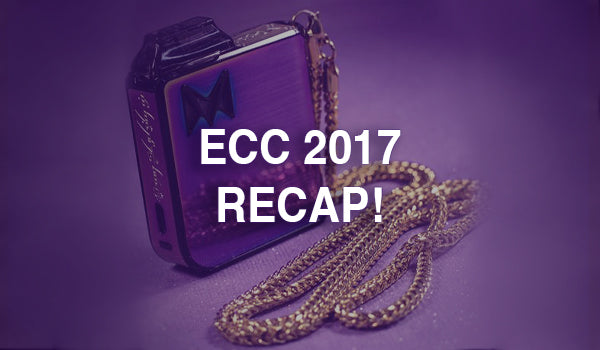 Purple Metal Mipod Device and Gold Chain