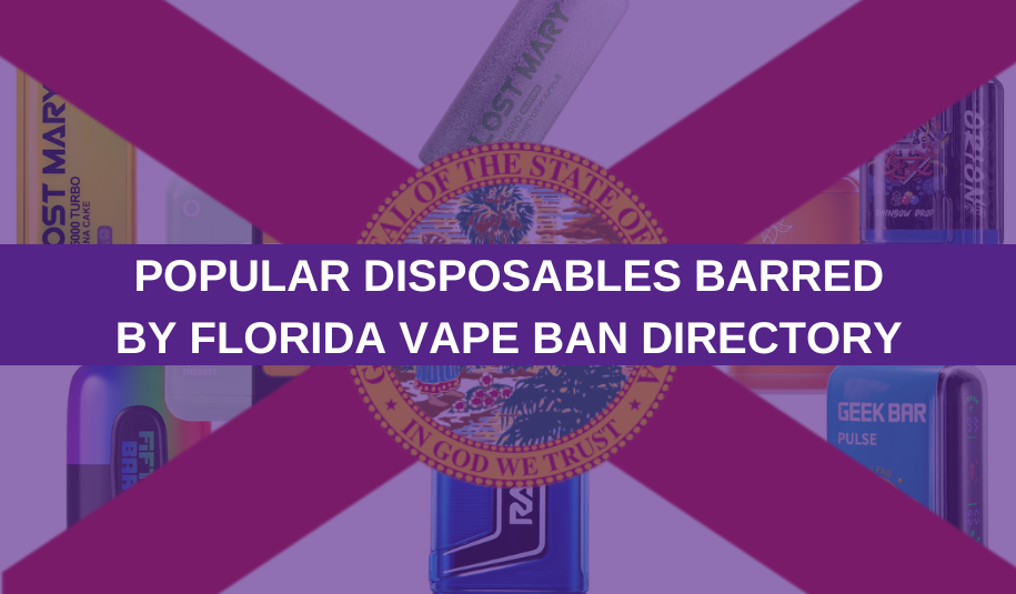 Popular Disposables Barred by the Florida Vape Ban Directory