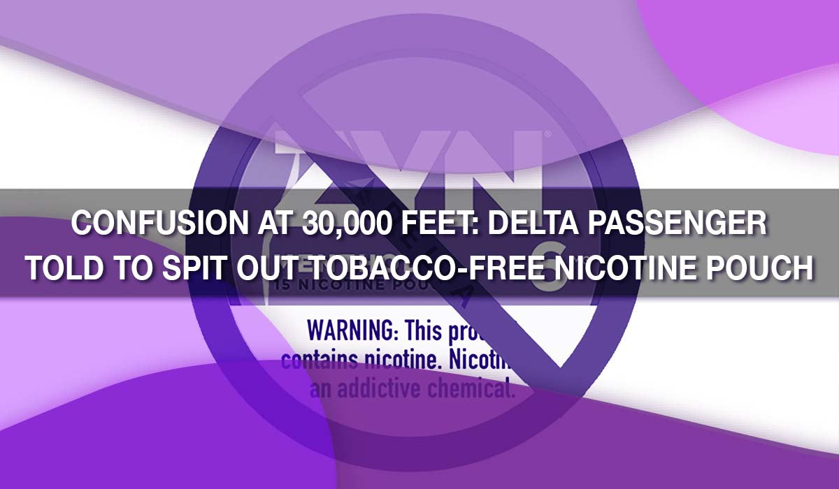 Confusion at 30,000 Feet: Delta Passenger Told to Spit Out Tobacco-Fre