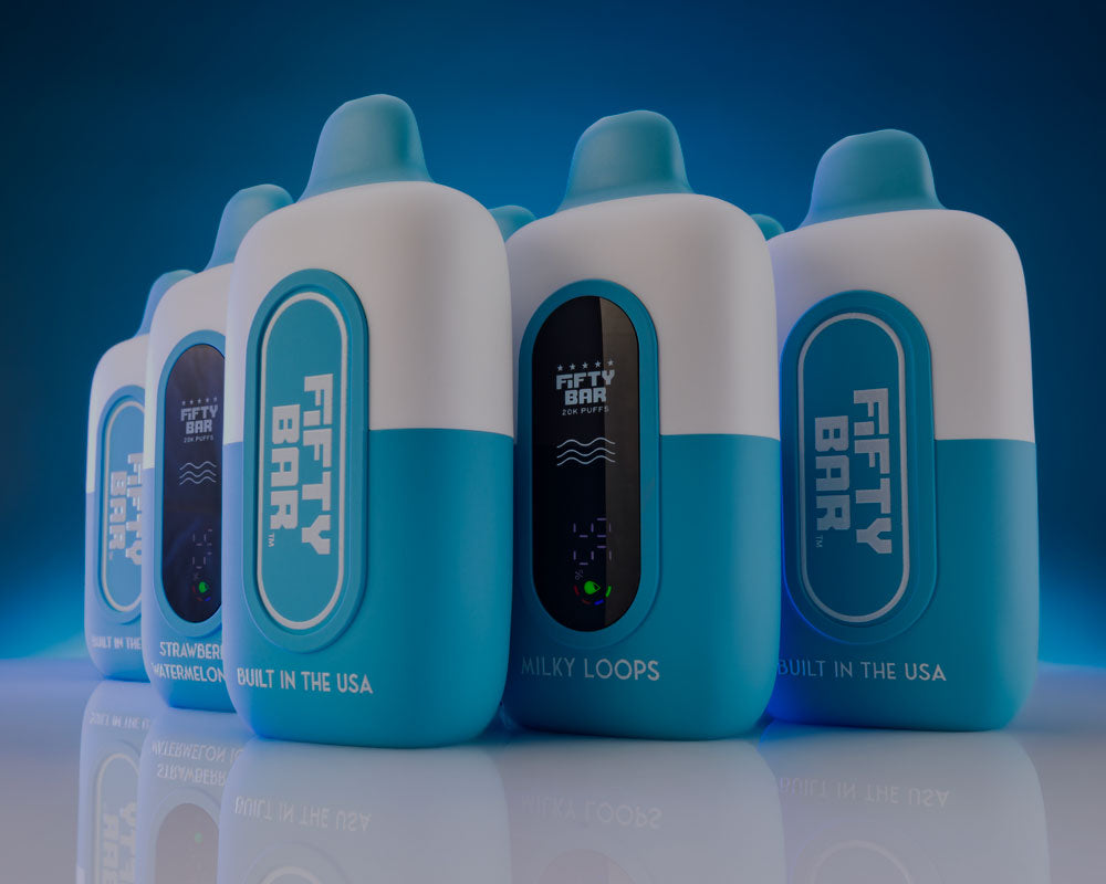 how much is elf bar vape Fifty Bar V2 20000 Puff Vape - Berry, Blueberry Disposable Vape