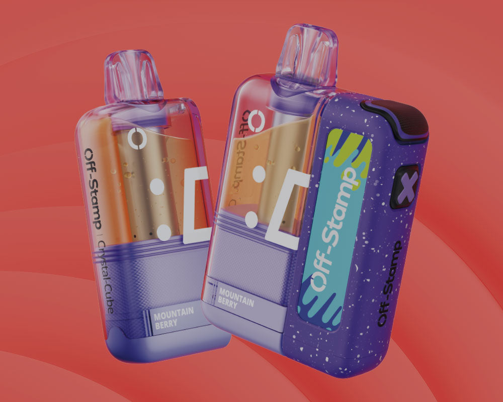 Off Stamp Crystal Cube