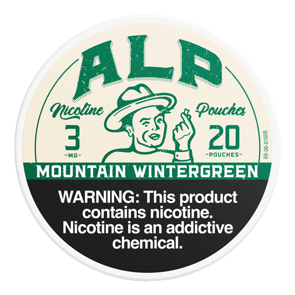 3mg Mountain Wintergreen ALP Pouches