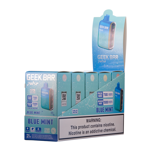 Vape Geek Bar Pulse Takes Refreshment To New Heights With Blue Mint Flavor Geek Bar Pulse Disposable Vape Geek Bar Pulse Takes Refreshment To New Heights With Blue Mint Flavor Geek Bar Pulse Disposable