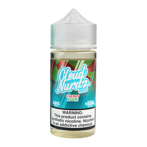 elfbar nachfüll pod läuft aus Cloud Nurdz E-Liquid - Sour Watermelon Strawberry Iced - 100ml main image 1