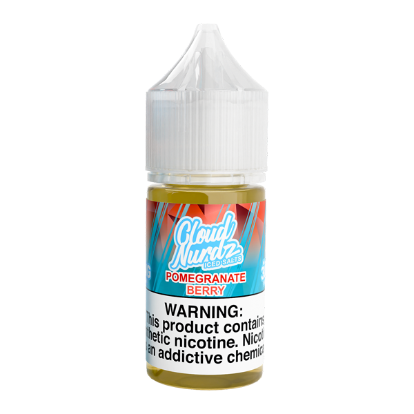 Iced Pomegranate Berry Cloud Nurdz Salts Vape Juice