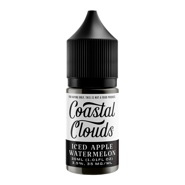 Apple Watermelon Iced Coastal Clouds Salt Nic Apple Watermelon Iced Coastal Clouds Salt Nic