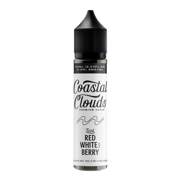 Red White & Berry Iced Coastal Clouds E-Juice Red White & Berry Iced Coastal Clouds E-Juice