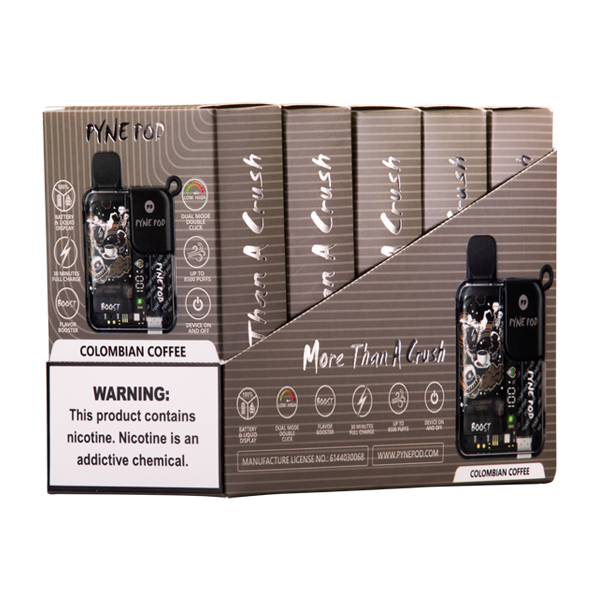 Colombian Coffee Pyne Pod Boost Vape 5 Pack