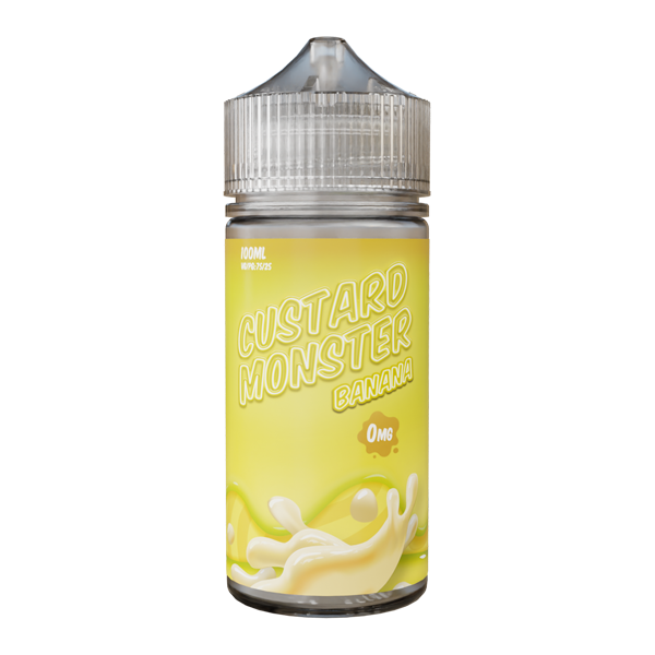 Banana Custard Monster eJuice Nicotine Free 100ml