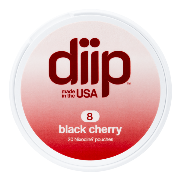 8 Black Cherry DIIP Reset Nixodine Pouches
