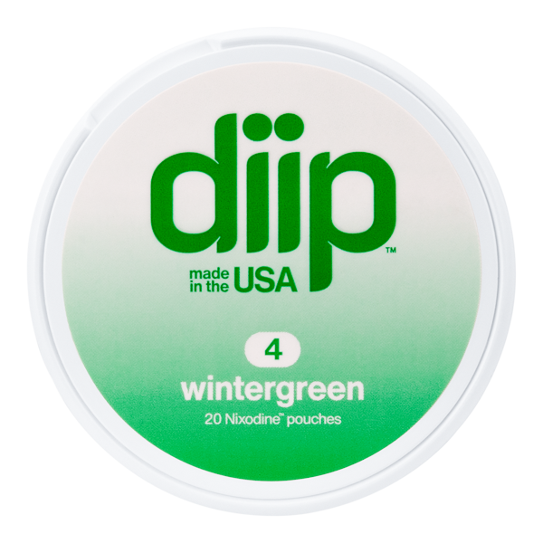 4 Wintergreen DIIP Reset Nixodine Pouches