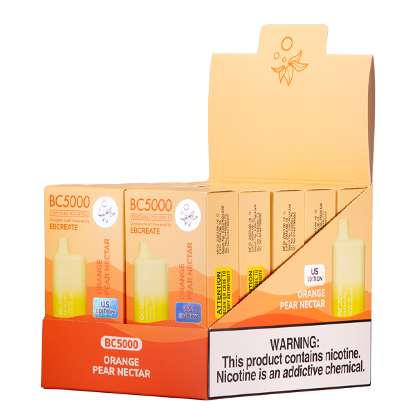 Orange Pear Nectar EBDESIGN BC5000 Vape 10-Pack