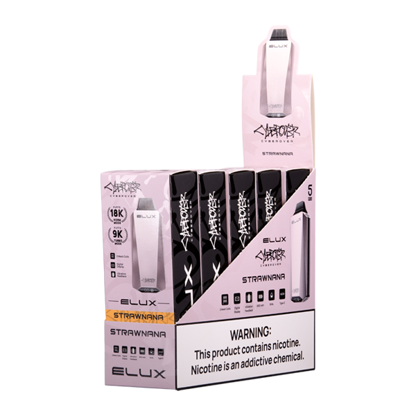Strawnana ELUX Cyberover Vape 5-Pack
