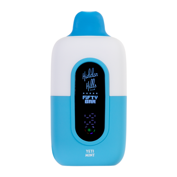 Yeti Mint Fifty Bar Vape by Hidden Hills Club Yeti Mint Fifty Bar Vape by Hidden Hills Club