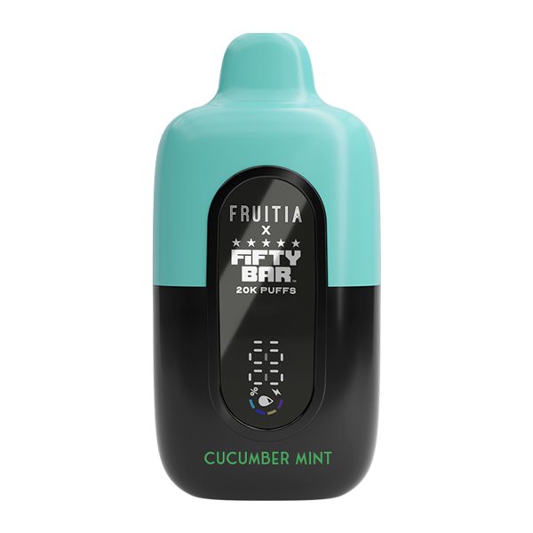 Cucumber Mint FRUITIA X Fifty Bar 20K