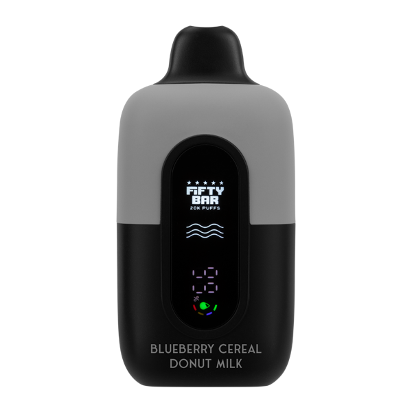 Blueberry Cereal Donut Milk Fifty Bar 20K Puff Vape