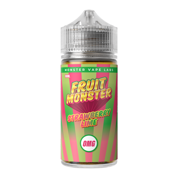 Strawberry Lime Fruit Monster eJuice Nicotine Free 100ml Strawberry Lime Fruit Monster eJuice Nicotine Free 100ml