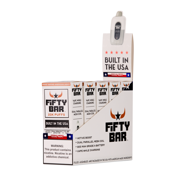 Texas Mint Fifty Bar 20k Disposable Vpaes