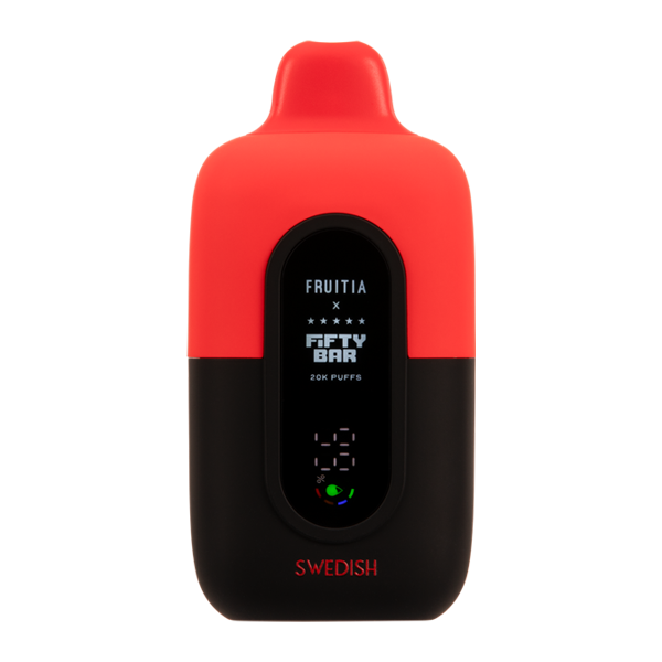 Swedish Fish FRUITIA X Fifty Bar 20K Vape Swedish Fish FRUITIA X Fifty Bar 20K Vape