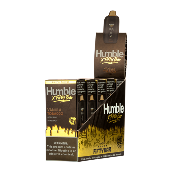 Vanilla Tobacco HUMBLE X Fifty Bar 20K Vapes