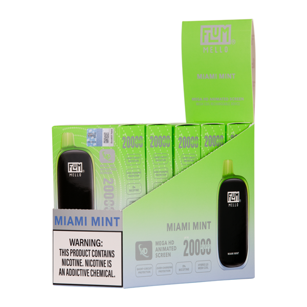 Miami Mint FLUM Mello Vapes