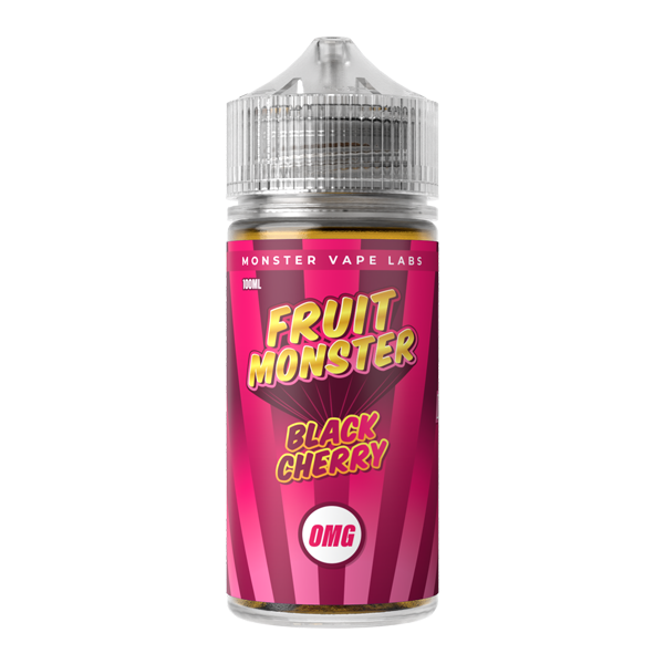 maximum the hormone vap Black Cherry Fruit Monster eJuice Nicotine Free 100ml