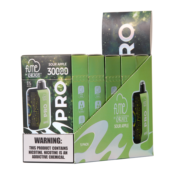 Sour Apple FUME PRO 30K Vapes