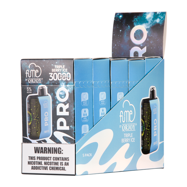 Triple Berry Ice FUME PRO 30K Vapes