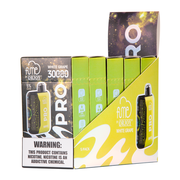 White Grape FUME PRO 30K Vapes