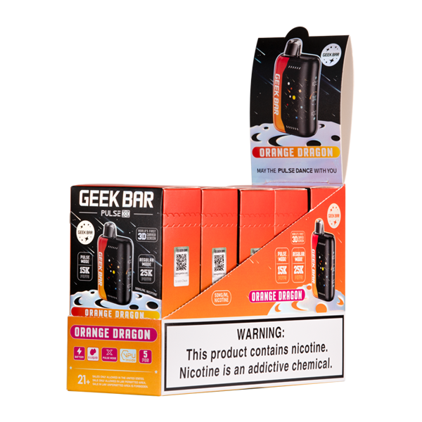 Orange Dragon Geek Bar Pulse X 25K