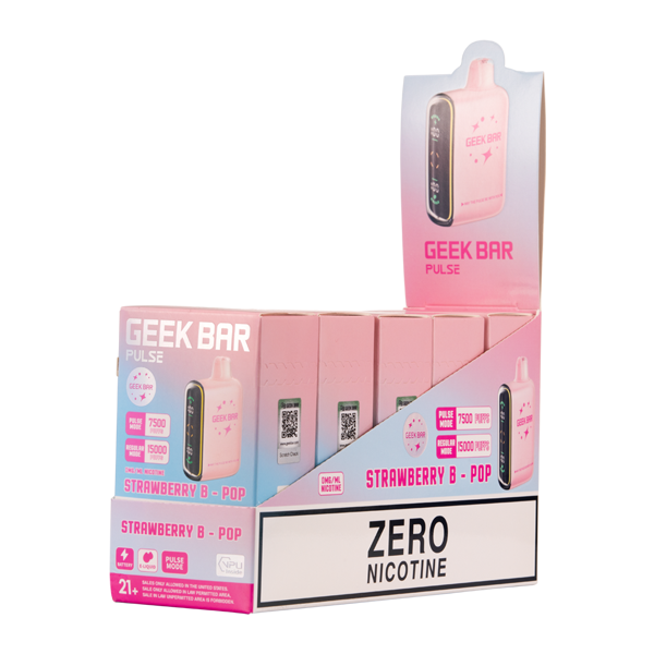 Mint Vape Strawberry B-Pop Geek Bar Pulse (Nicotine-Free Geek Bar Pulse For Sale Mint Vape Strawberry B-Pop Geek Bar Pulse (Nicotine-Free Geek Bar Pulse For Sale