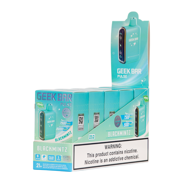5 pack of BlackMintz Geekbar Pulse Disposable