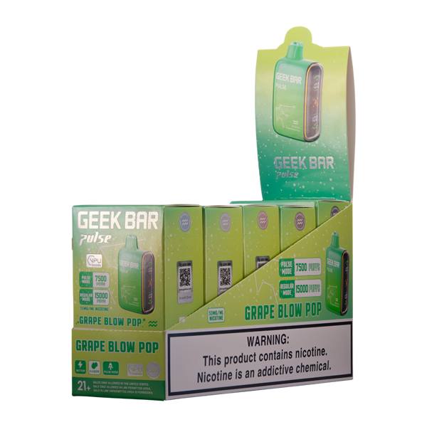 Aquarius Grape Blow Pop Geek Bar Pulse 5-Packs