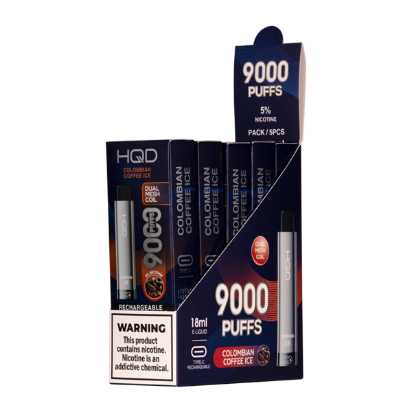 Colombian Coffee Ice HQD Cuvie Plus 2.0 5 Bundle