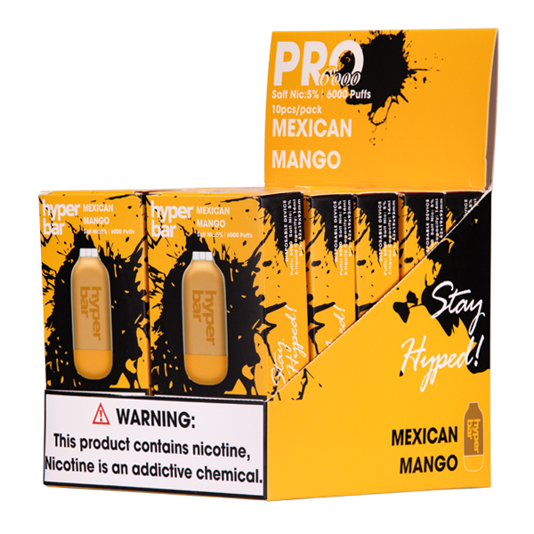 Mexican Mango Hyper Bar Pro 6000 Vape MiOne Brands