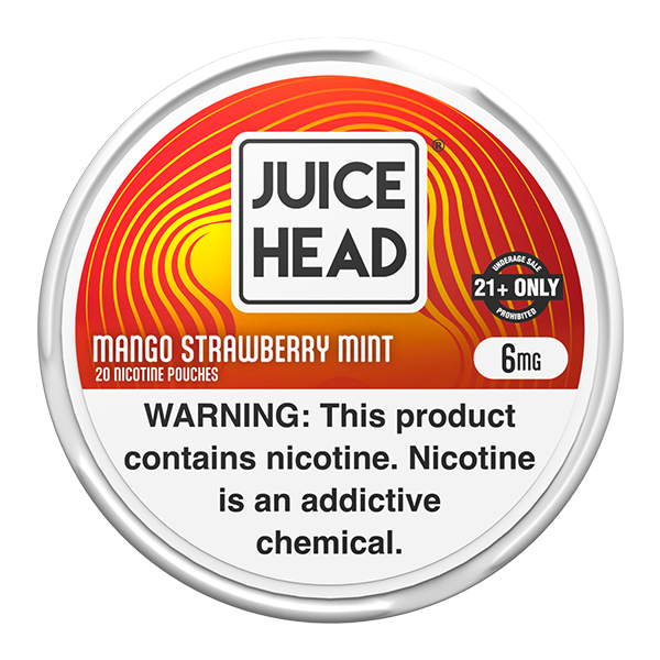 Mango Strawberry Mint Juice Head Nicotine Pouch 6mg