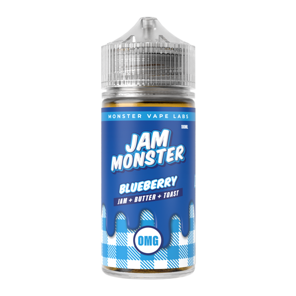 Blueberry Jam Monster eJuice (Nicotine Free) Blueberry Jam Monster eJuice (Nicotine Free)