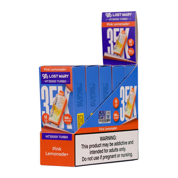 Pink Lemonade+ LOST MARY 35K TURBO Nixodine Vapes