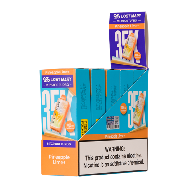 Pineapple Lime Lost Mary MT35K Turbo Vapes