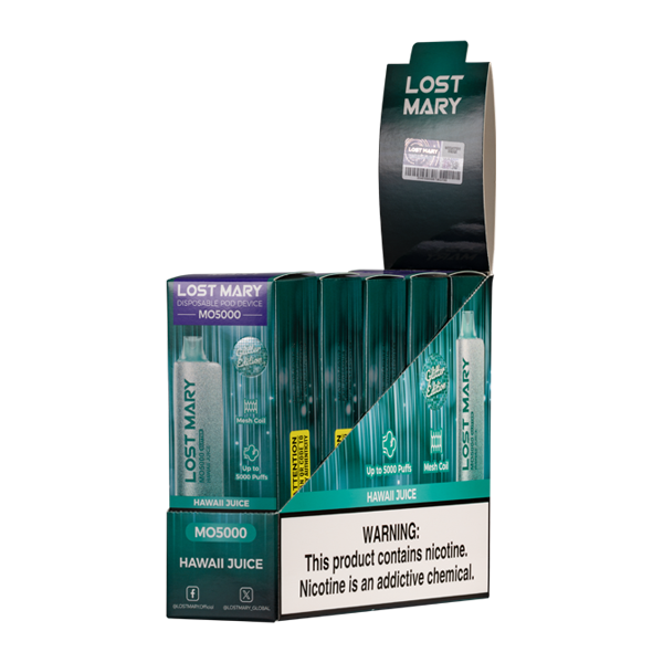 Hawaii Juice Lost Mary MO5000 (Glitter Edition) 5-Pack