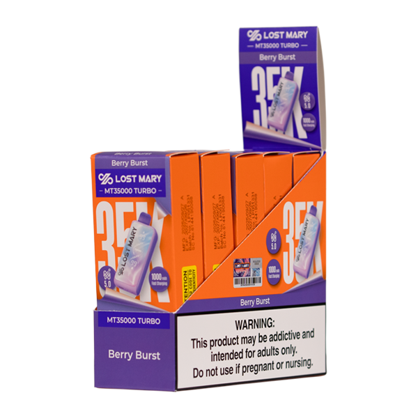 Berry Burst LOST MARY MT35K TURBO NIXODINE Vapes