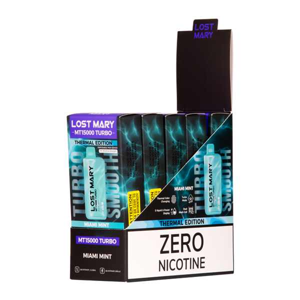 Juice Indicator Miami Mint Lost Mary MT15000 Turbo Disposable Brand_lost  Mary