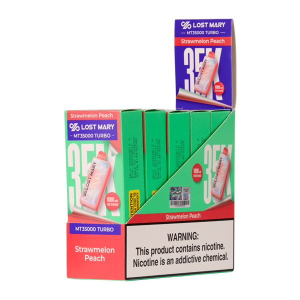 Strawmelon Peach Lost Mary MT35K Turbo Vapes