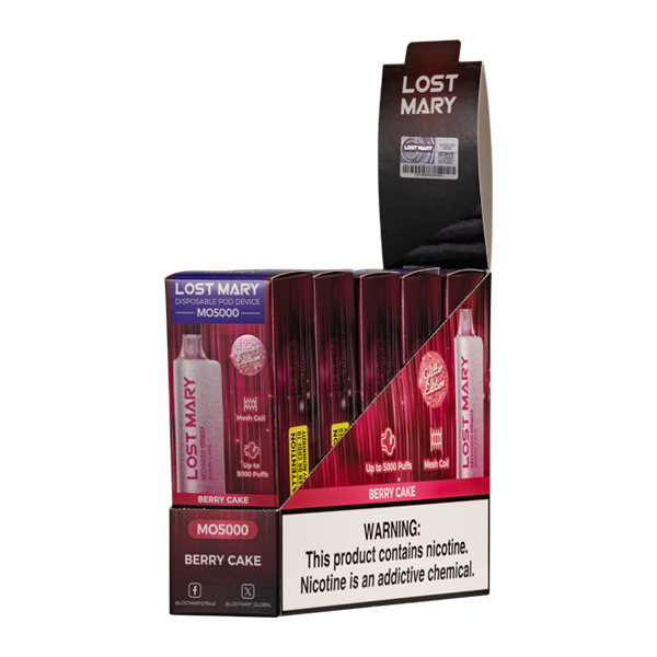 Berry Cake Lost Mary MO5000 (Glitter Edition) 5-Pack